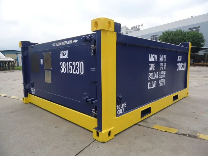10ft DNV 2.7-1 Half-Height Open Top Offshore Container — EN 12079 & ISO/CSC Certified (New)