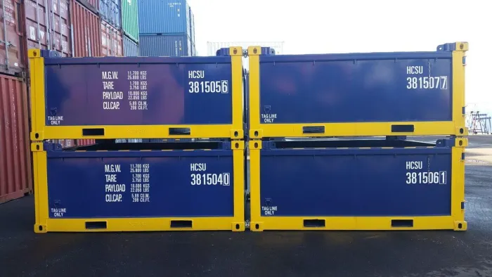 10ft DNV 2.7-1 Half-Height Open Top Offshore Container — EN 12079 & ISO/CSC Certified (New)
