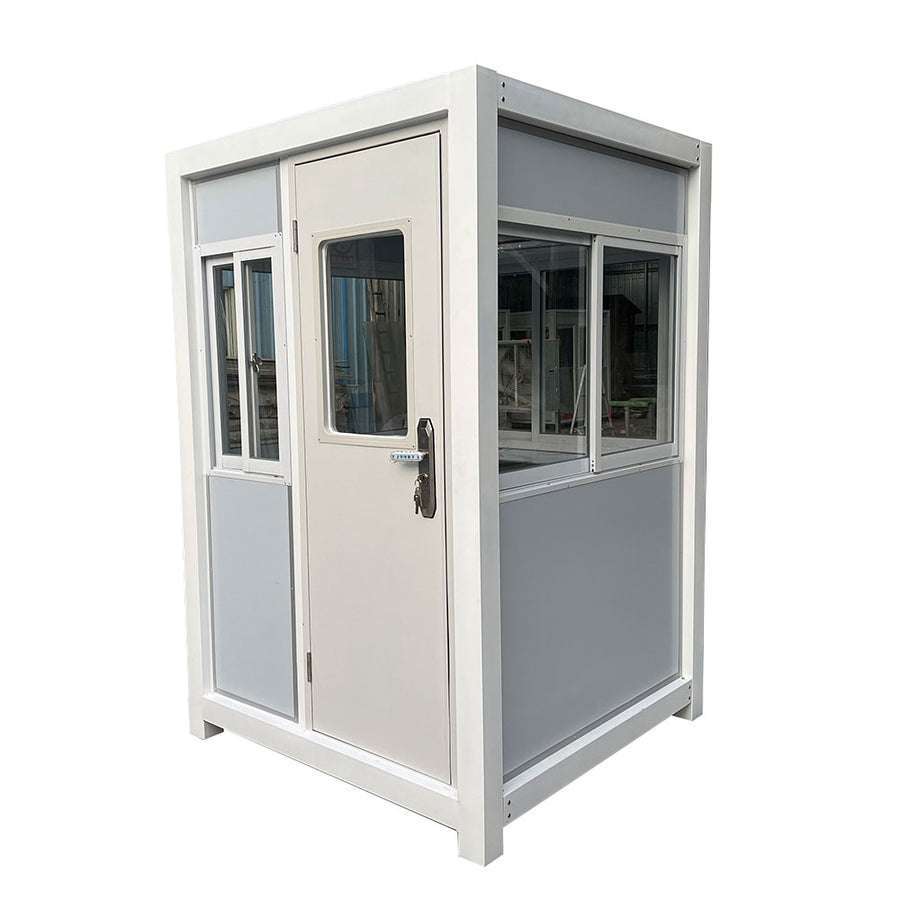 Gray Guard Shack With AC