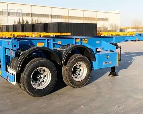 20ft Intermodal Container Chassis Trailer — 2 Axle, ISO Twist Lock (New)