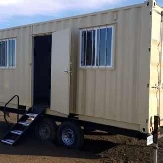 20ft Mobile Office Container on Trailer