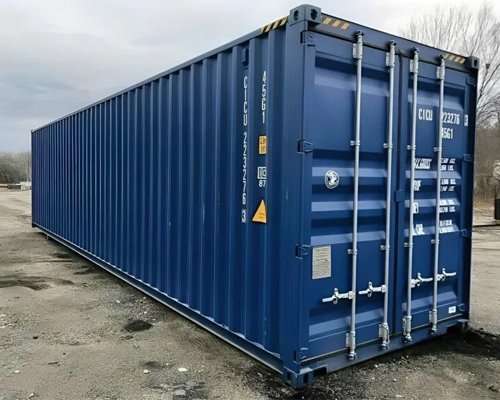 40ft One-Trip High Cube Shipping Container — 9ft 6in, CSC Plate, Lockbox (New)