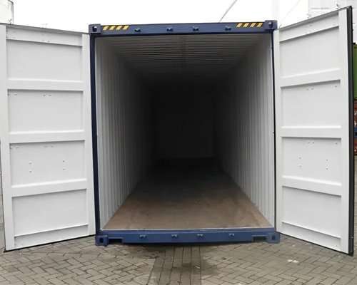 40ft One-Trip High Cube Shipping Container — 9ft 6in, CSC Plate, Lockbox (New)