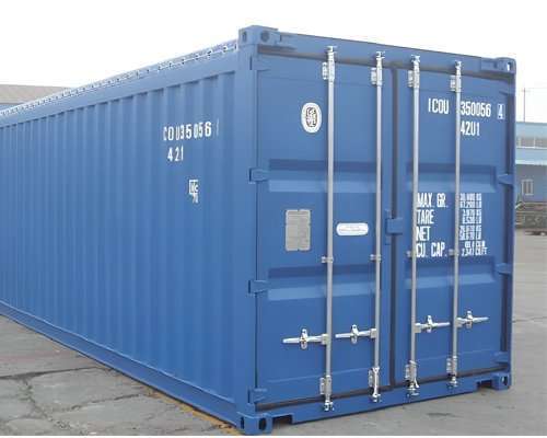 40ft New Open Top Shipping Container — One-Trip, Corten Steel, Tarpaulin Cover (New)