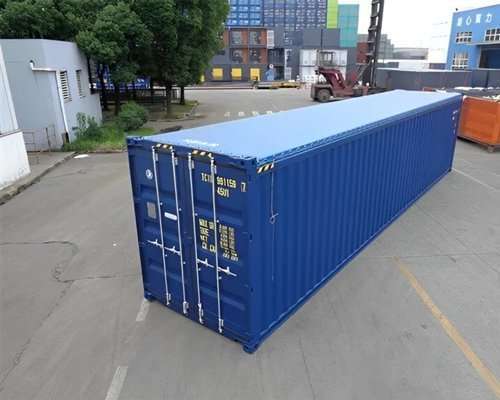 40ft New Open Top Shipping Container — One-Trip, Corten Steel, Tarpaulin Cover (New)