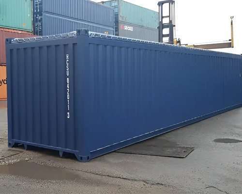40ft New Open Top Shipping Container — One-Trip, Corten Steel, Tarpaulin Cover (New)