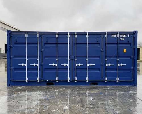 20ft One-Trip Full Side Access Shipping Container — 5.82m Side Opening, Lockboxes (New)