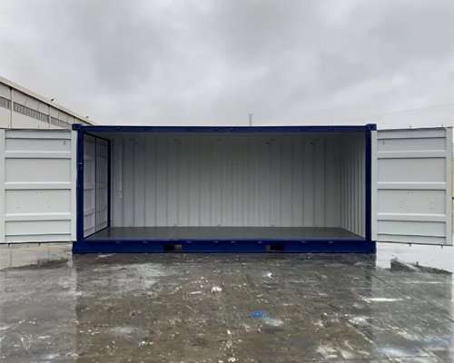 20ft One-Trip Full Side Access Shipping Container — 5.82m Side Opening, Lockboxes (New)