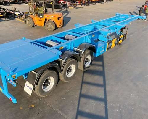 40ft Intermodal Container Chassis Trailer — 2 or 3 Axle, ISO Twist Lock (New)