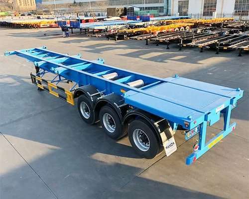 40ft Intermodal Container Chassis Trailer — 2 or 3 Axle, ISO Twist Lock (New)