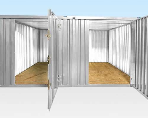 3m x 4.2m Side-Linked Flat Pack Container