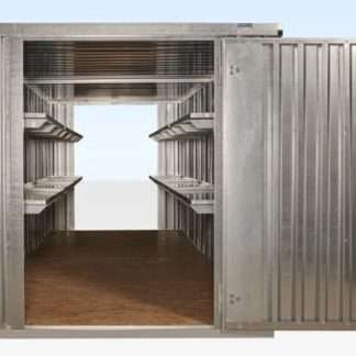 6m x 2.1m End-Linked Flat Pack Container