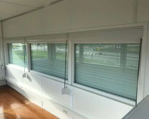 20ft High Cube Observation Container — Full Glazing, 2.5kW A/C, 400V Electrical, Rock Wool (New)