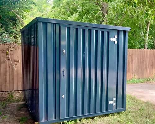 4m x 2.1m Powder-Coated Flat Pack Container
