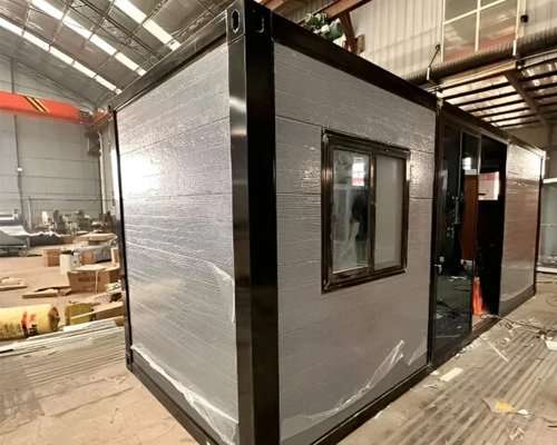 20ft Pre-Assembled Container Home — Matte Black, Off-Grid Ready, Move-In Ready (New)