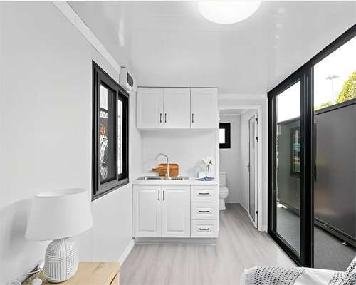 20ft Pre-Assembled Container Home — Matte Black, Off-Grid Ready, Move-In Ready (New)