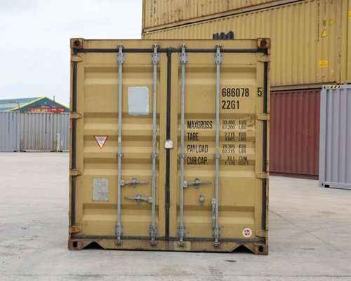 20ft Used Standard Shipping Container — Wind & Watertight, COR-TEN Steel (Used)