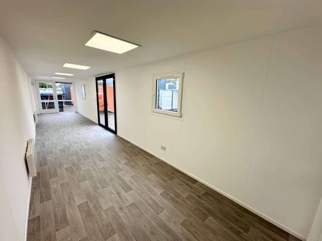 Converted 40ft Shipping Container, Open Plan Office, Portable Container Building