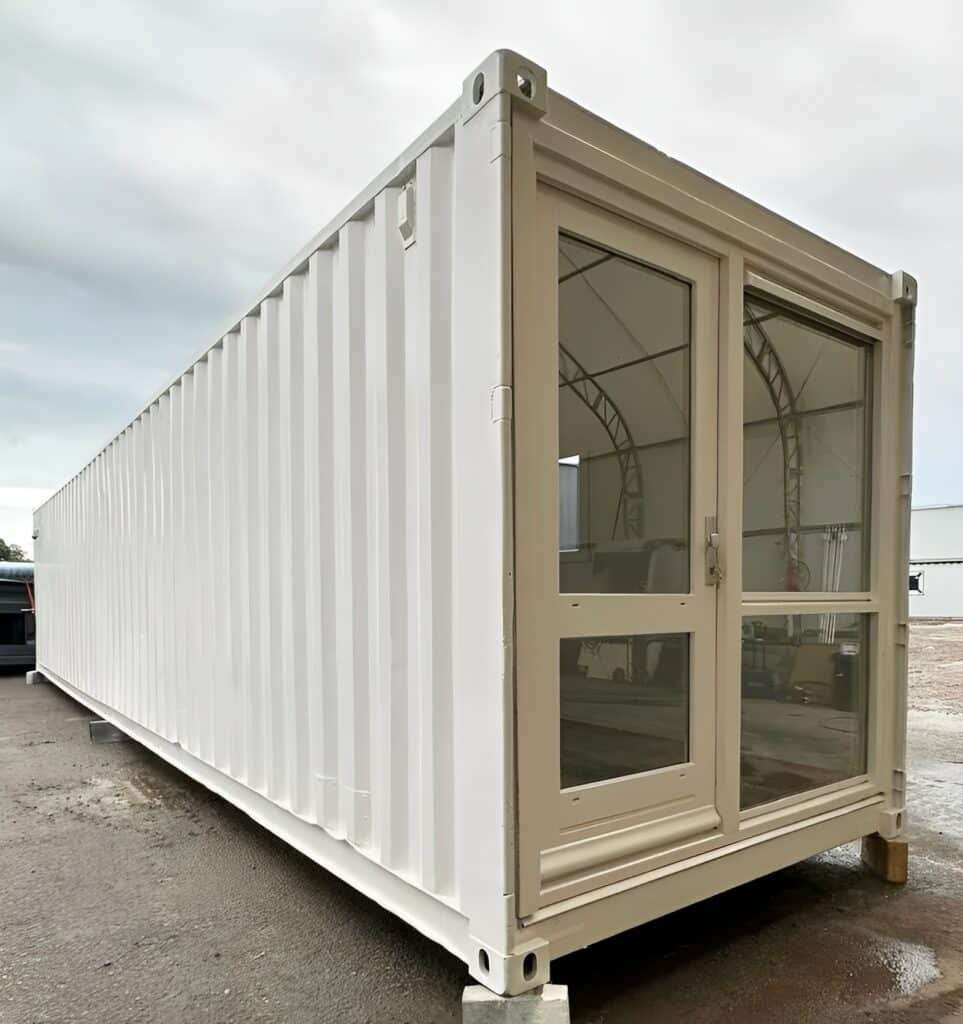 Converted 40ft Shipping Container, Open Plan Office, Portable Container Building