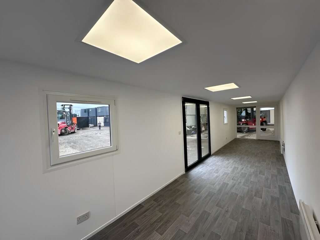 Converted 40ft Shipping Container, Open Plan Office, Portable Container Building