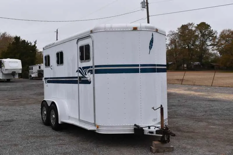 1995 Featherlite 2HSLBP 2 Horse Bumper Pull, All Aluminum 15 ft Box — view 9