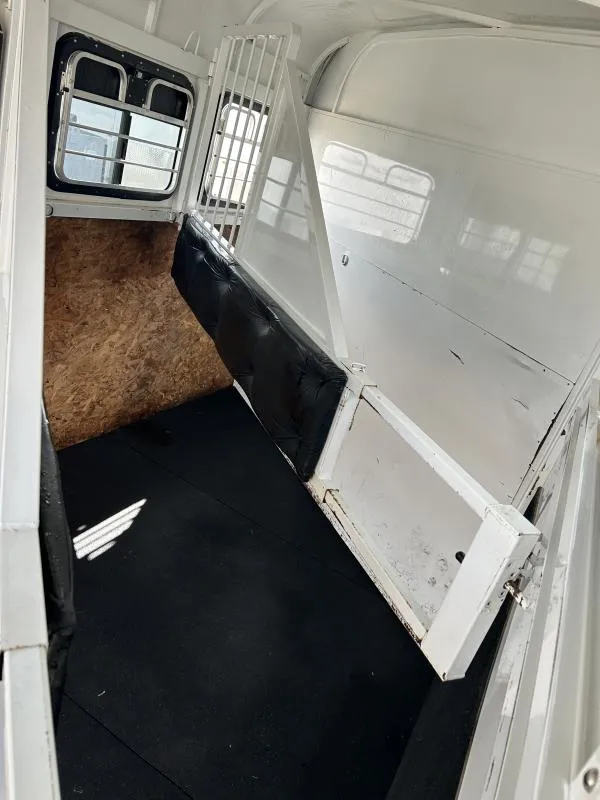 2000 Morgan Built 3 Horse Bumper Pull Trailer with Carpeted Tack Room — view 10