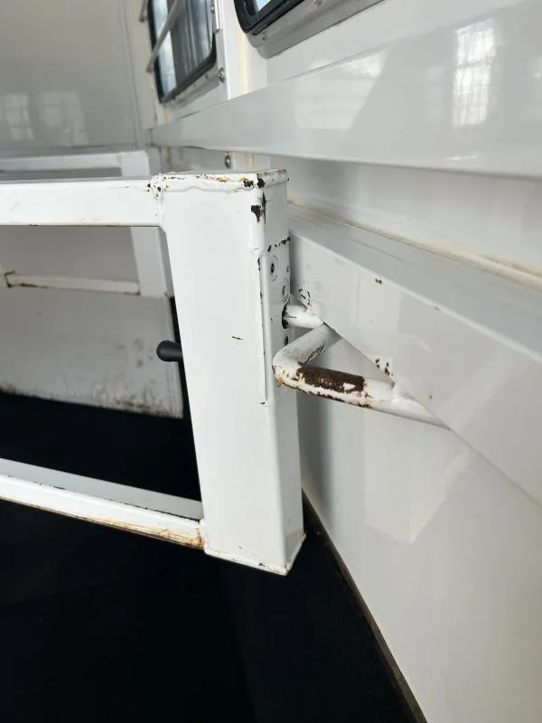 2000 Morgan Built 3 Horse Bumper Pull Trailer with Carpeted Tack Room — view 11