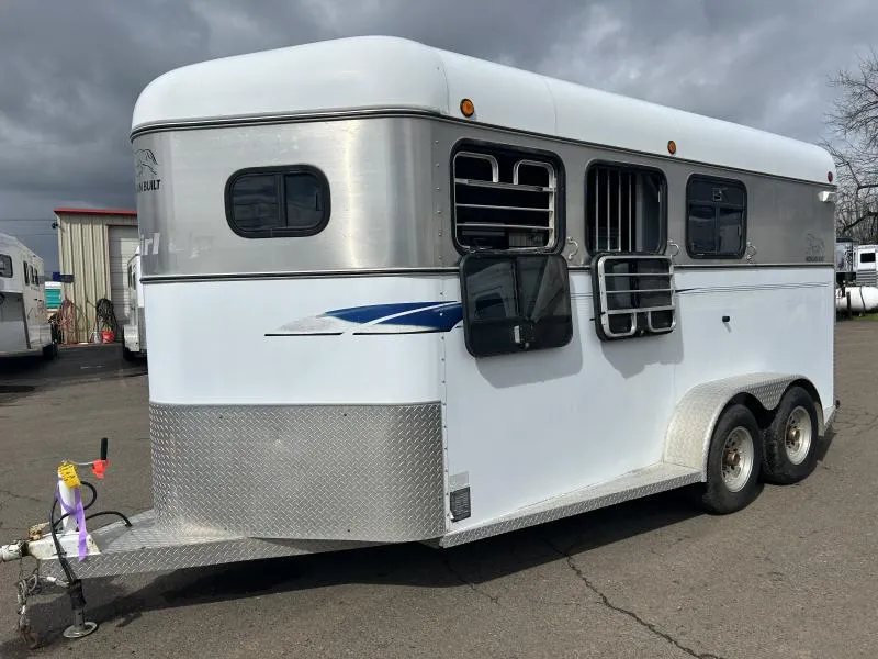 2000 Morgan Built 3 Horse Bumper Pull Trailer with Carpeted Tack Room — view 16