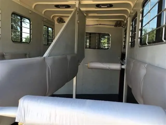 2007 Hawk 2 Horse Bumper Pull with Side Ramp and Dressing Room — view 10