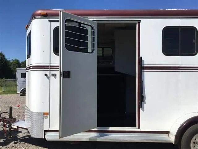 2007 Hawk 2 Horse Bumper Pull with Side Ramp and Dressing Room — view 13