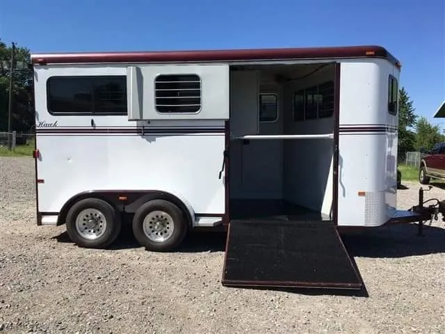 2007 Hawk 2 Horse Bumper Pull with Side Ramp and Dressing Room — view 16