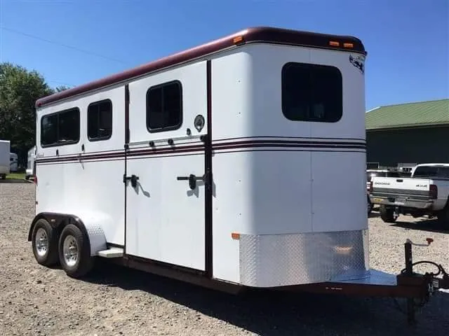 2007 Hawk 2 Horse Bumper Pull with Side Ramp and Dressing Room — view 20