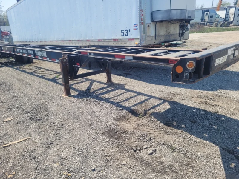 2011 Hyundai 53 ft Used Container Chassis for Intermodal Hauling — view 3