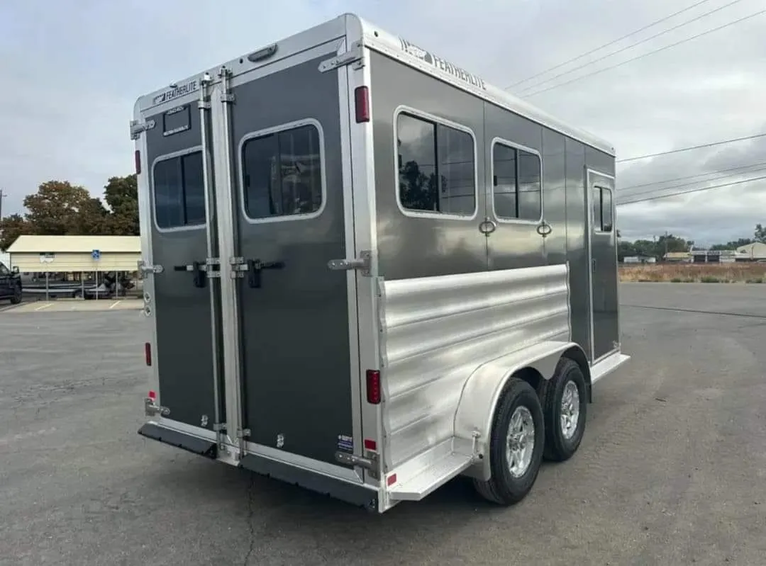 2012 Featherlite 9400 2 Horse Bumper Pull with Rear Removable Tack — view 3