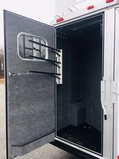 2018 Platinum Coach 3 Horse Bumper Pull with Mangers and Rear Tack — view 15